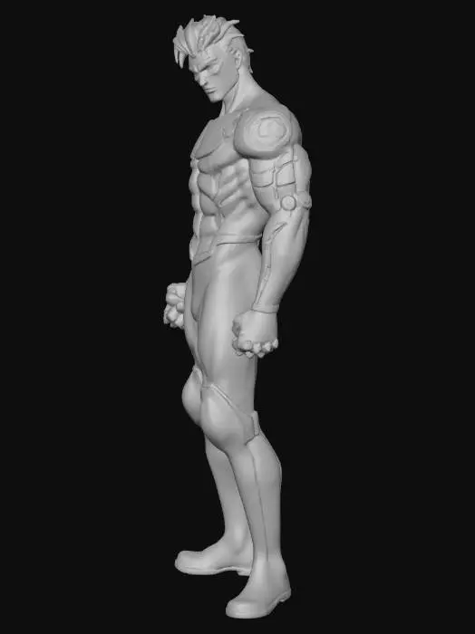 3D model for Superhero Stance