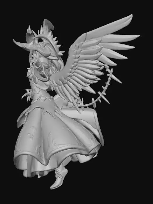 3D model for Ethereal Dark Angel