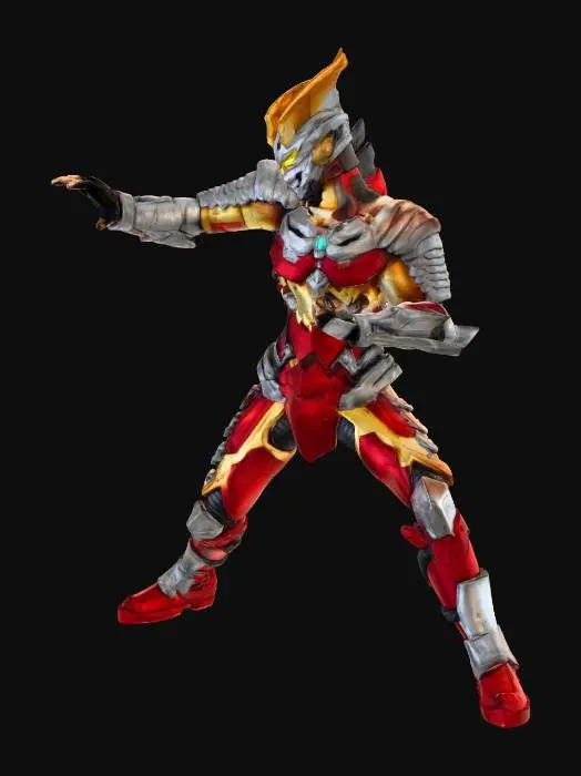 3D model for Ultraman Heroic Stance