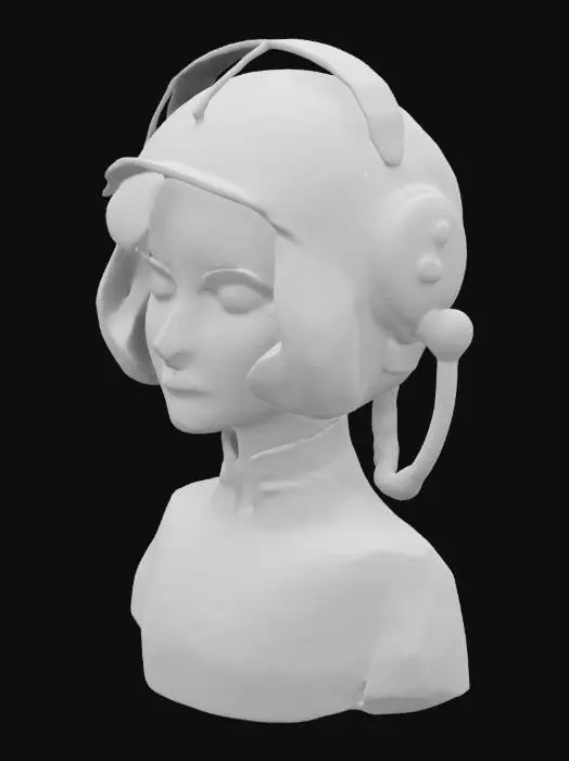 3D model for Retro Space Futurism