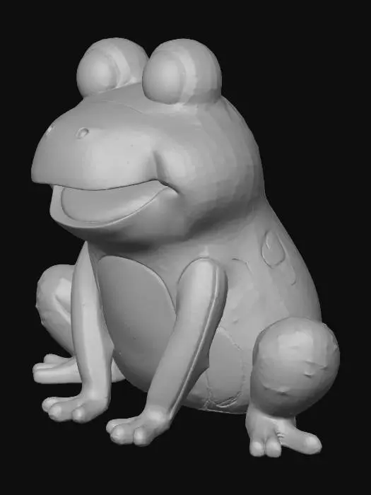 3D model for create an inflatible frog costume