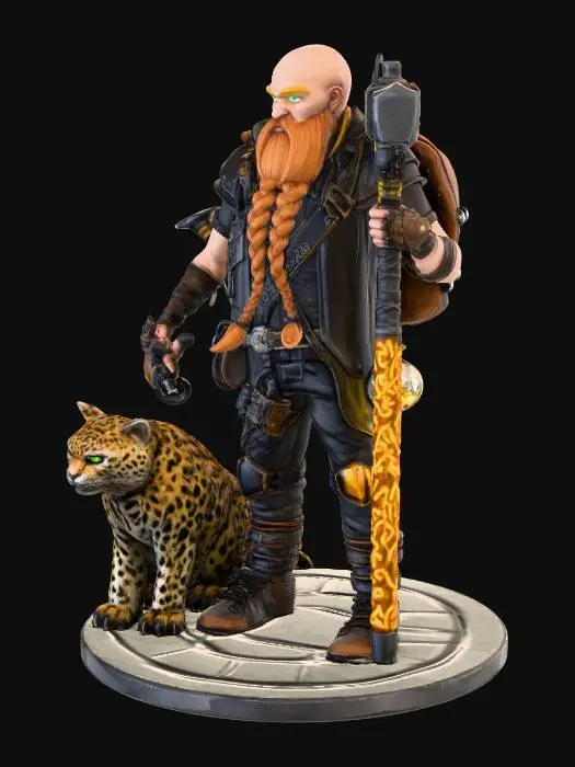 3D model for Warrior and Cheetah Guardian