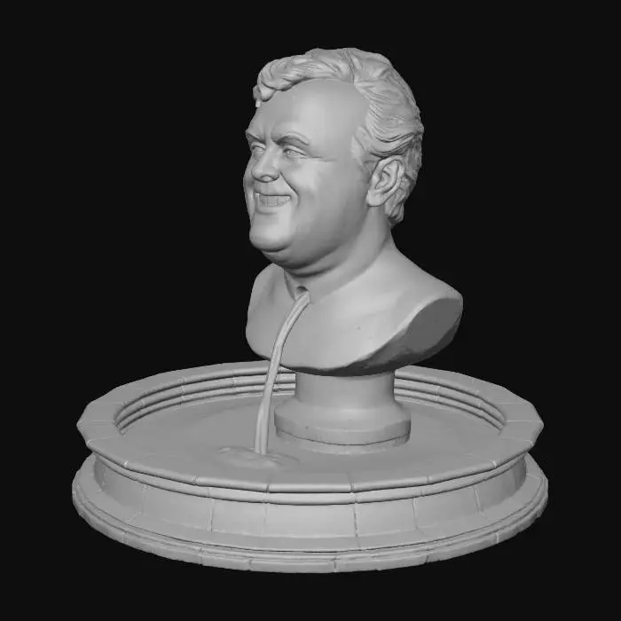 3D model for The Creepy Smile Memorial Fountain