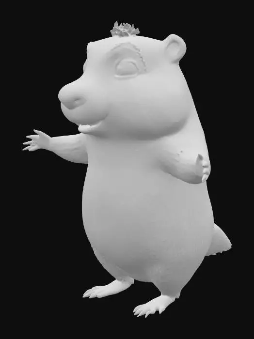 3D model for Happy Groundhog