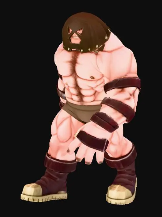 3D model for Juggernaut Character Art