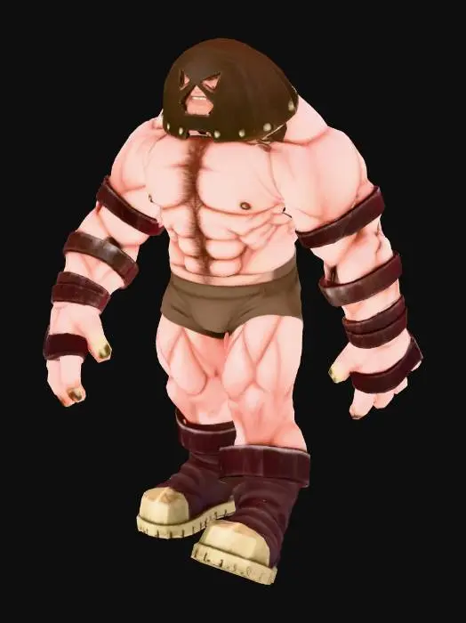 3D model for Juggernaut Character Art