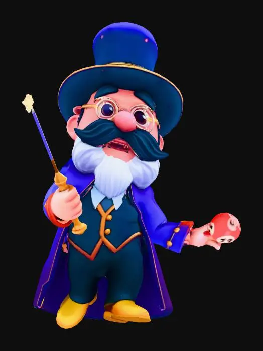 3D model for Bingo Wizard