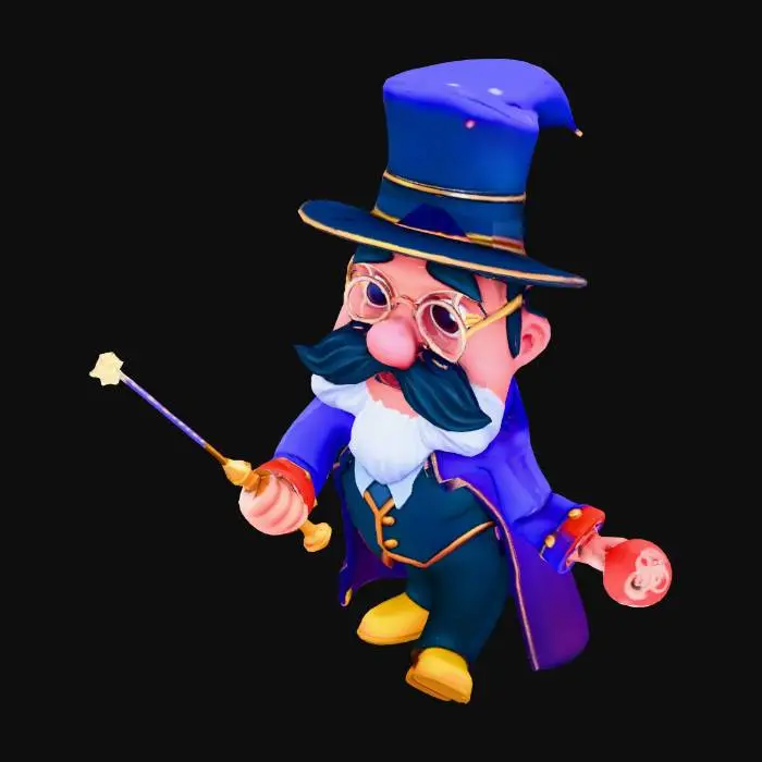 3D model for Bingo Wizard