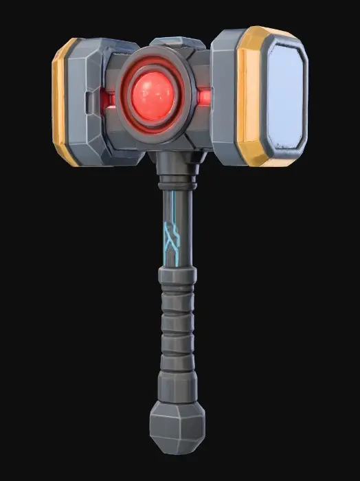 3D model for Kinetic Hammer, #Thanksgiving#