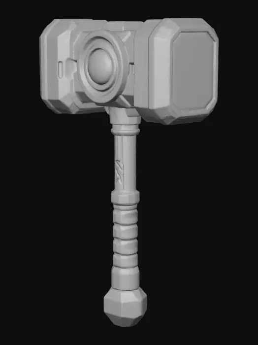 3D model for Kinetic Hammer, #Thanksgiving#