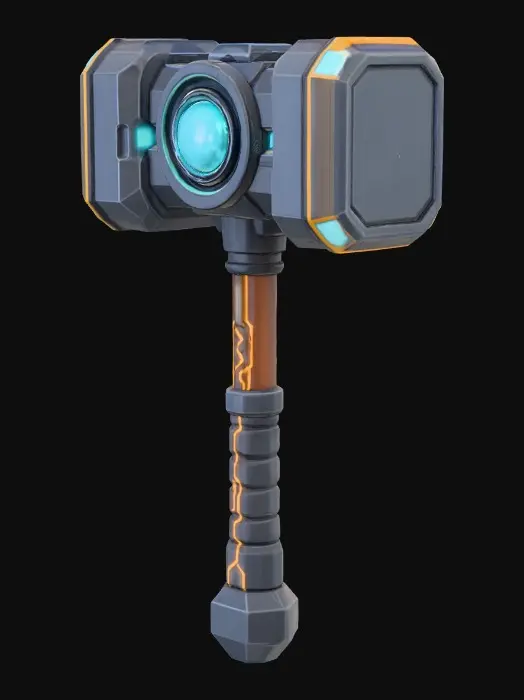 3D model for Kinetic Hammer, #Thanksgiving#