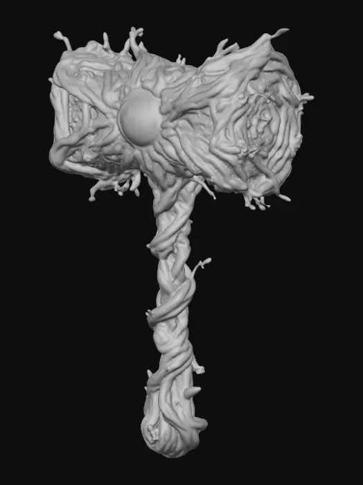 3D model for Curse of Binding Hammer, #Thanksgiving#