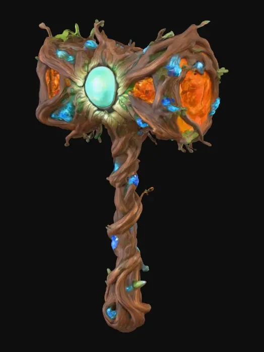 3D model for Curse of Binding Hammer, #Thanksgiving#