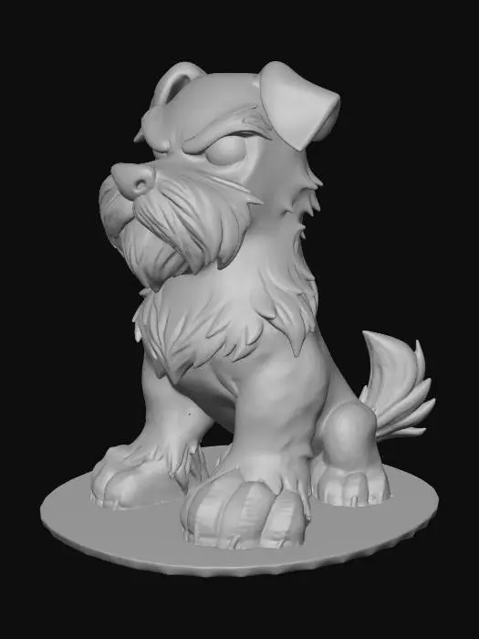 3D model for Gruff Pup