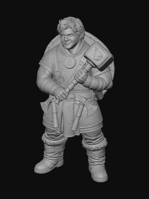 3D model for The Hammerbearer
