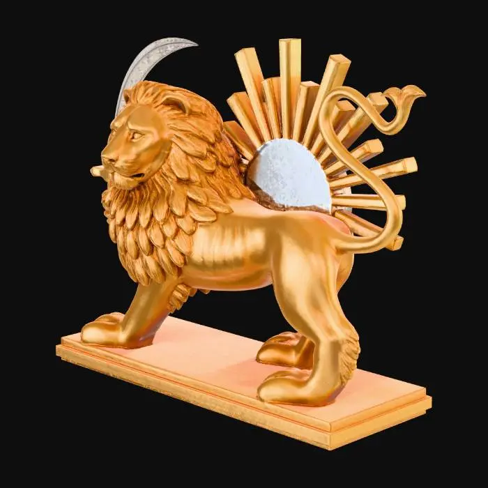 3D model for Golden Dawn Lion