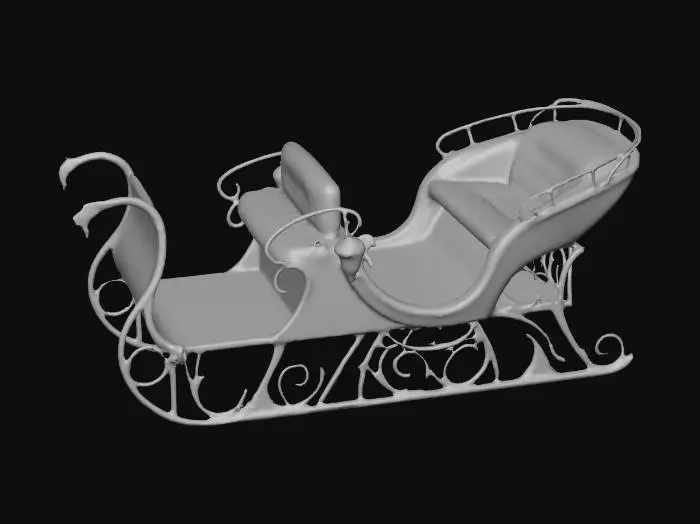 3D model for Swan Sleigh