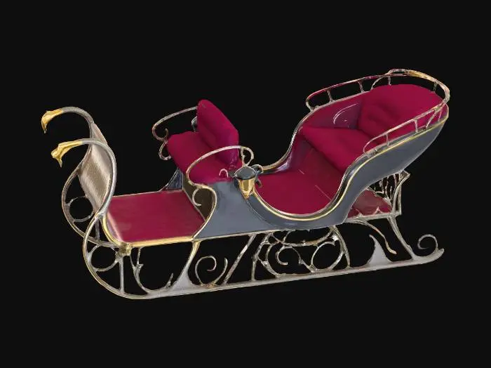 3D model for Swan Sleigh