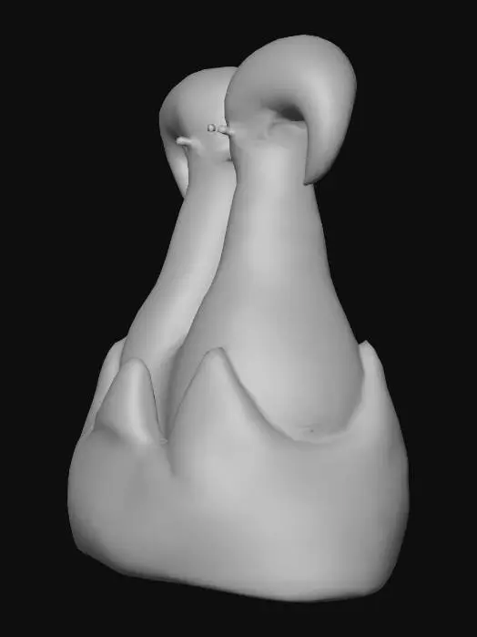 3D model for Hat Upside Down Elf Legs