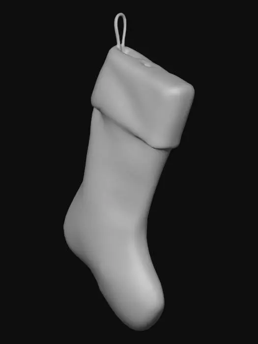 3D model for Snowflake Stocking