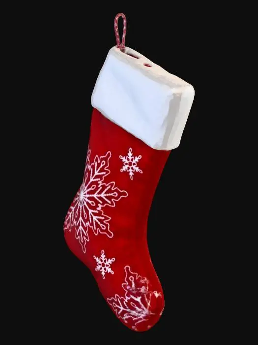 3D model for Snowflake Stocking