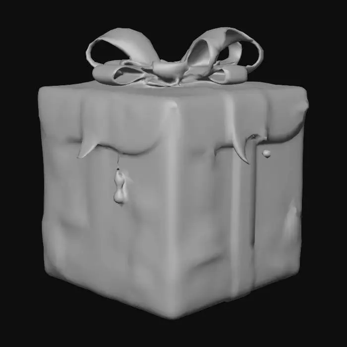 3D model for Festive Gift Box