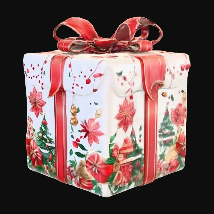 3D model for Festive Gift Box