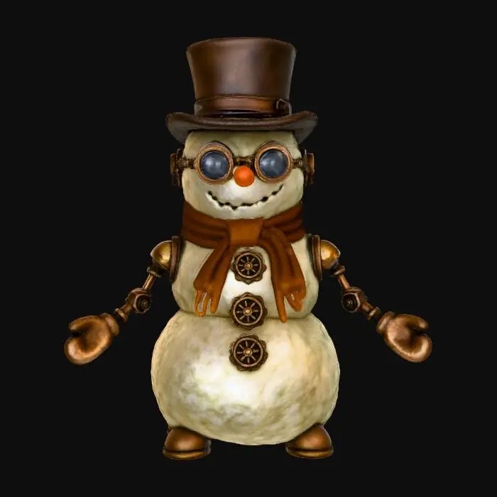 3D model for Steampunk Snowman, #Christmas2025#
