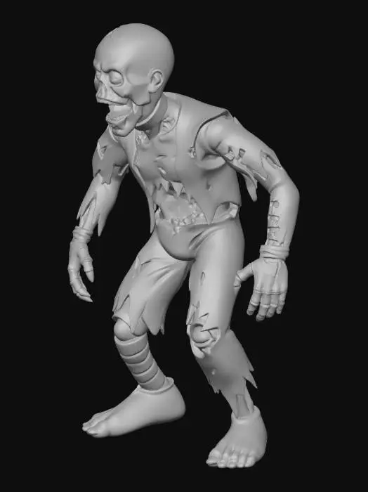 3D model for Zombie Soldier