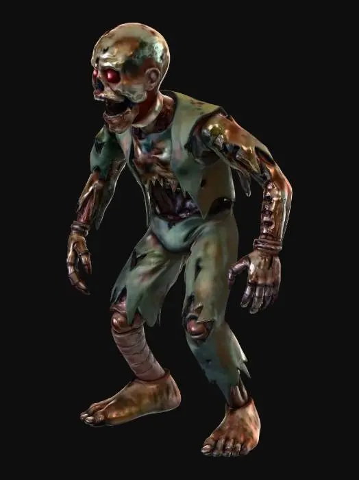 3D model for Zombie Soldier