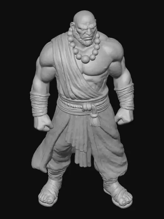 3D model for Goliath Guardian Monk