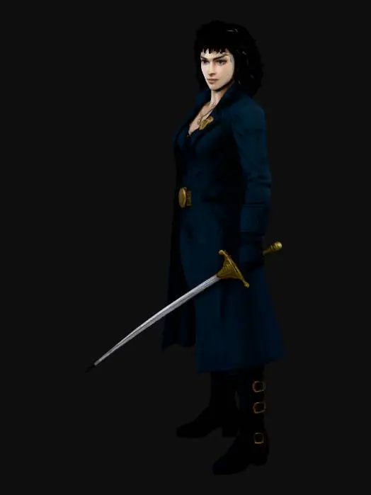 3D model for Moonlit Guardian