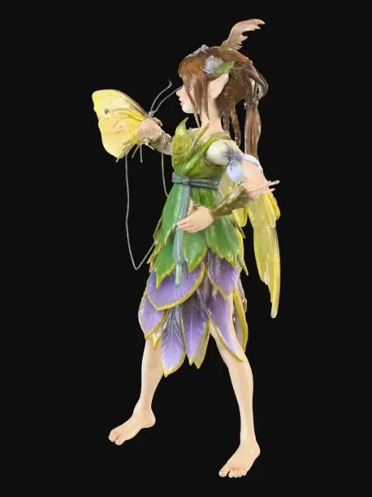 3D model for Forest Sprite with Butterfly
