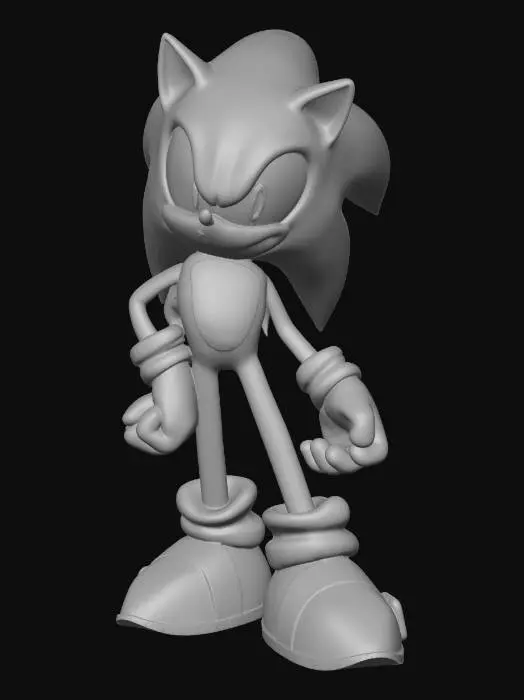 3D model for Sonic the Hedgehog