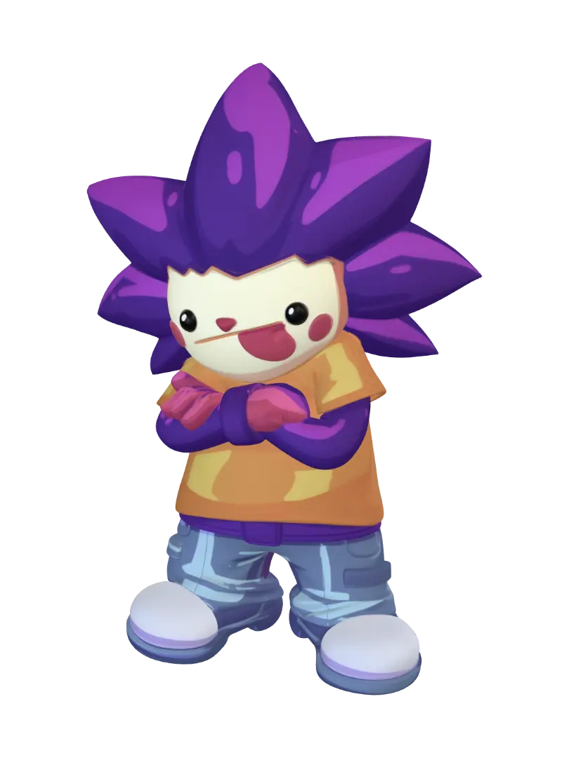 chog on monad - Crypto 3D model, AI generated