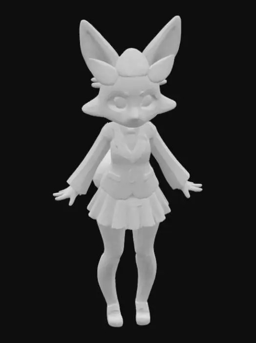 3D model for Anime School Sylveon