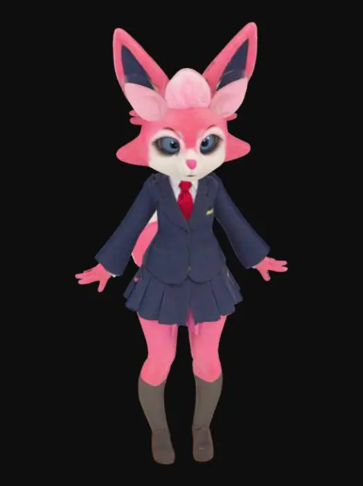 3D model for Anime School Sylveon