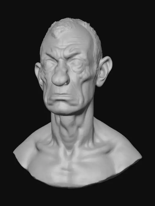 3D model for The Expressionist Character