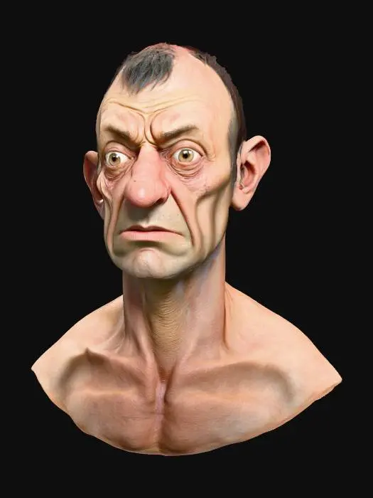 3D model for The Expressionist Character