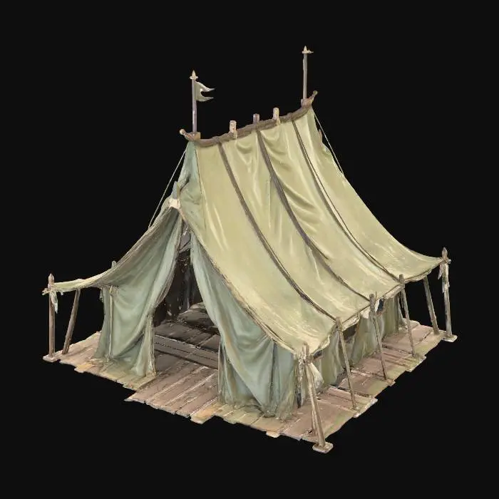 3D model for Military Encampment Pavilion