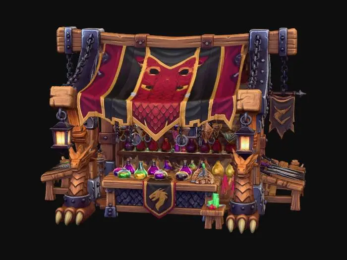 3D model for Dragoncrest Armory