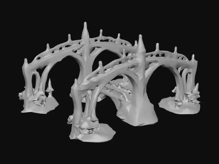 3D model for A bridge made of chocolate