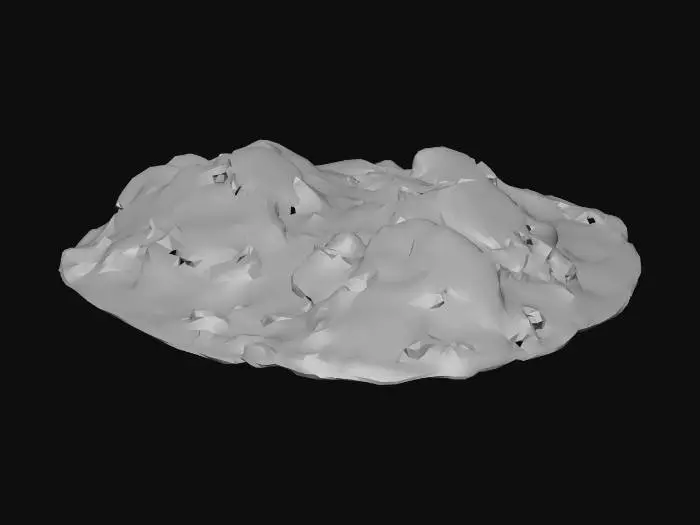 3D model for Several messy piles of stone rubble