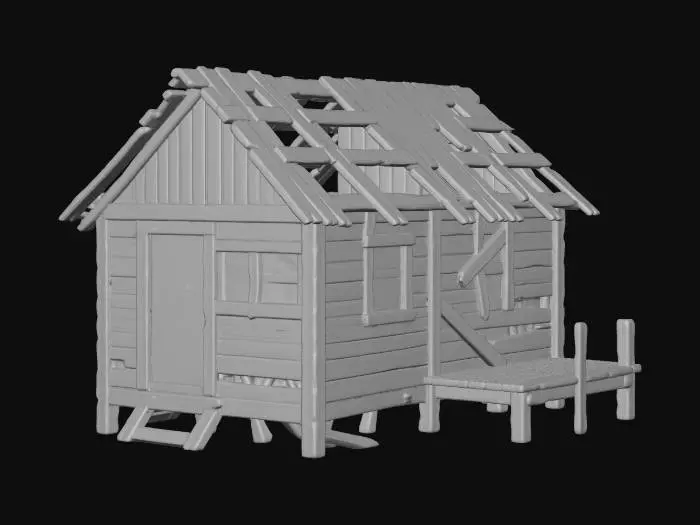 3D model for Fishin Hut