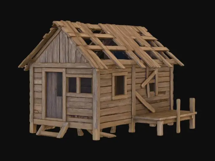 3D model for Fishin Hut