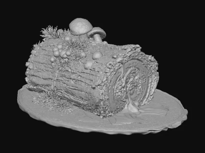 3D model for Yule Log Delight, #Christmas2025#