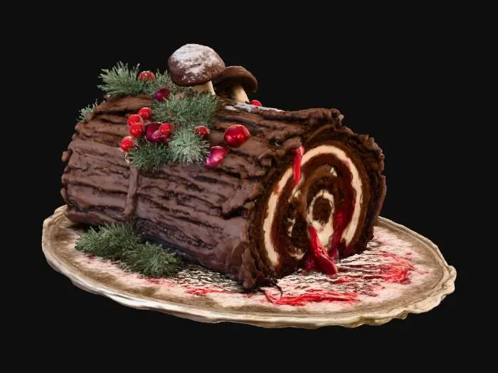 3D model for Yule Log Delight, #Christmas2025#