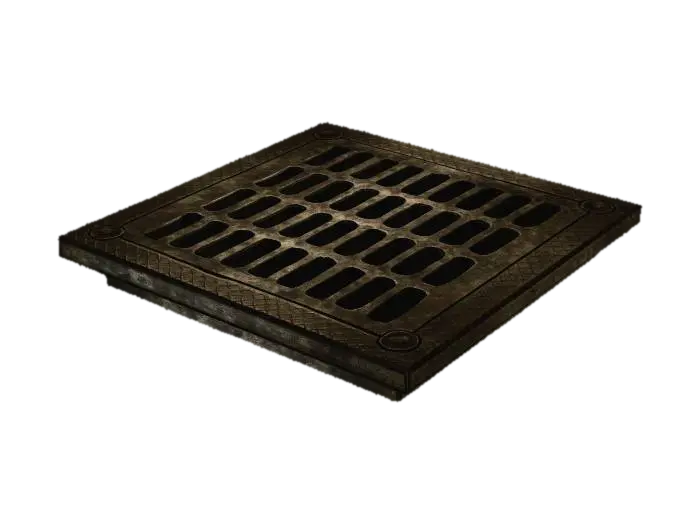 Rusty Floor Grate - Surface 的 AI 生成 3D 模型