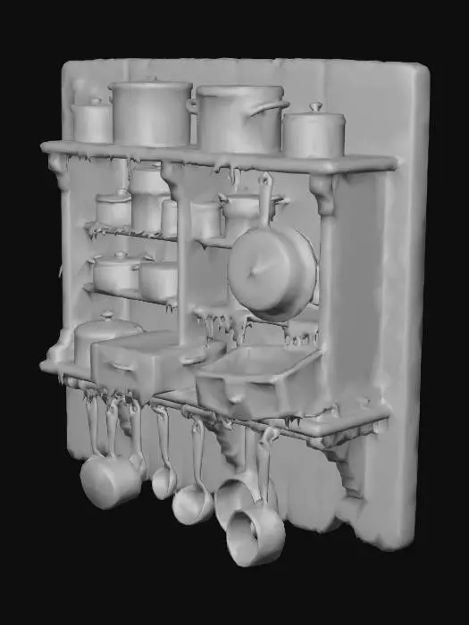 3D model for Rustic Kitchen Still Life