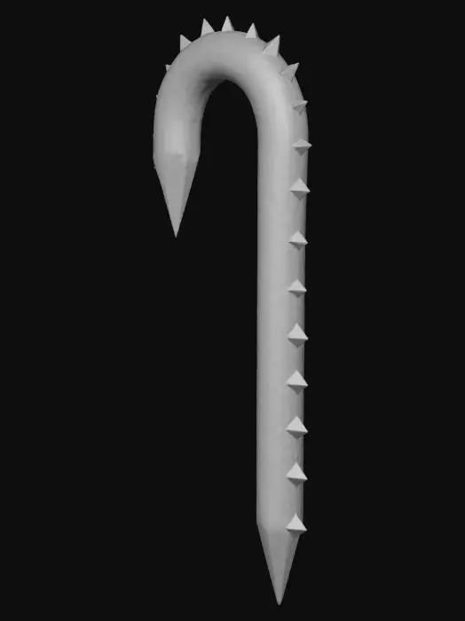 3D model for Spiked Candy Cane, #Christmas2025#